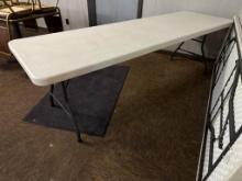 Lifetime 8ft Folding Banquet Table