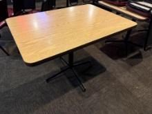 Lot of 4, Restaurant Tables, Rectangle, 42in x 36in x 30in, Laminate Top, Sold 4x's $