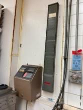 Vintage Amano MJR-8000 Time Clock System w/ Card File