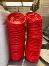 80+ Syscoware 9in Red Serving Baskets