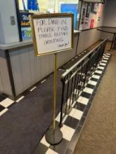 Sortino's Sign Stand