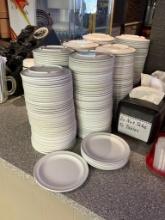 350 Count - G.E.T. 8in Melamine Round Plates No. DP508