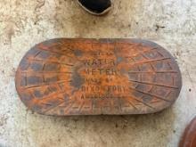 Vintage Cast Iron Water Meter Base