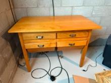 Antique Oak Dough Cupboard / Cabinet