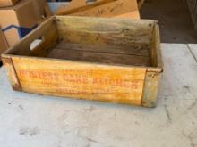 Vintage Wood Hostess Cake Kitchen Crate