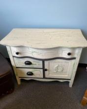 Distressed Wood Cabinet / Wash Stand