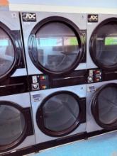 ADC (American Dryer Corp.) ADG-444D - 45lb Dual-Pocket Stack Commercial Dryers