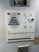 Vend-Rite VendMaster Coin-Slide Vending Machine, Boxed Laundry Soap & Products