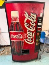 Royal Vendors Model RVCC660-9 Coca-Cola Coin-Op Drink Vending Machine, 9-Selections, Bill Acceptor