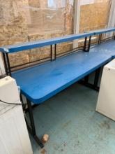 Group of Laundromat Benches & Folding Tables, Sold-As-Is, All for One Bid