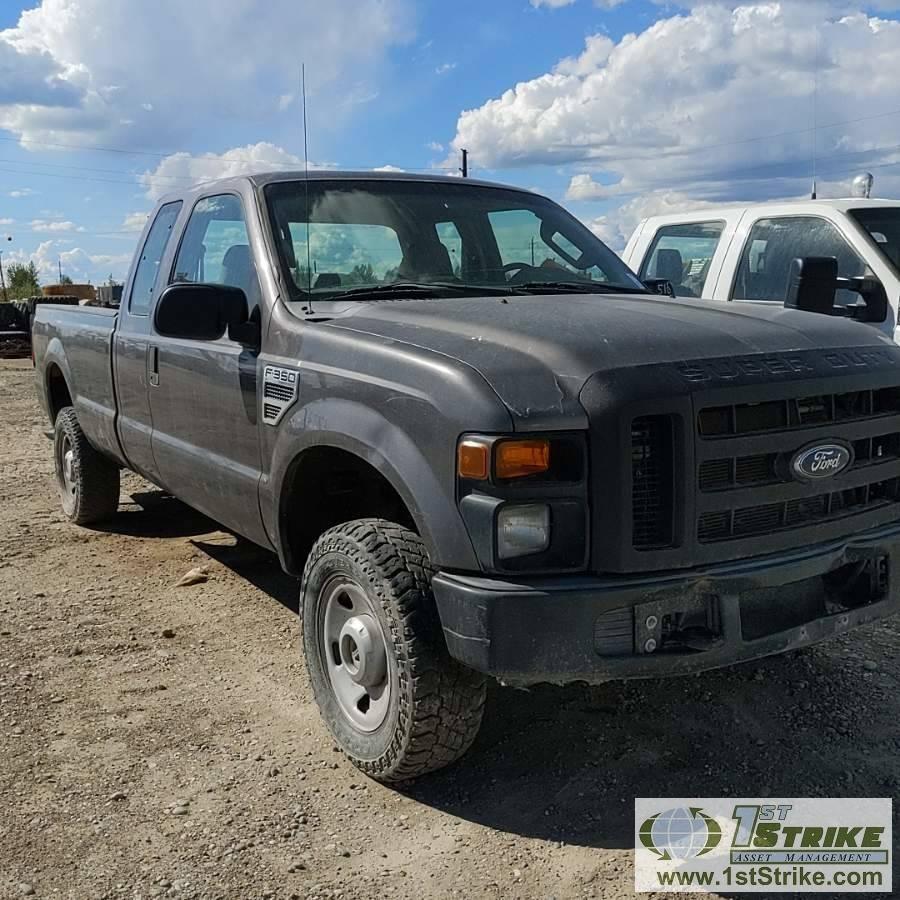 2008 FORD F-350 SUPERDUTY XL, 5.4L TRITON GAS, 4X4, EXTENDED CAB, LONG BED