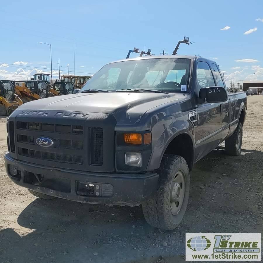 2008 FORD F-350 SUPERDUTY XL, 5.4L TRITON GAS, 4X4, EXTENDED CAB, LONG BED