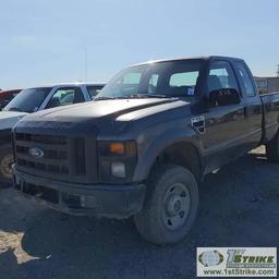 2008 FORD F-350 SUPERDUTY XL, 5.4L TRITON GAS, 4X4, EXTENDED CAB, LONG BED