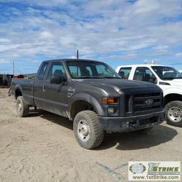 2008 FORD F-350 SUPERDUTY XL, 5.4L TRITON GAS, 4X4, EXTENDED CAB, LONG BED