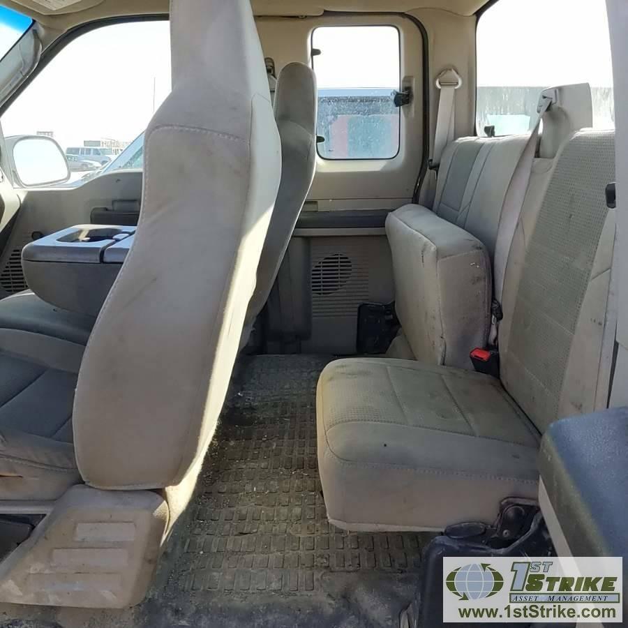 2008 FORD F-350 SUPERDUTY XL, 5.4L TRITON GAS, 4X4, EXTENDED CAB, LONG BED