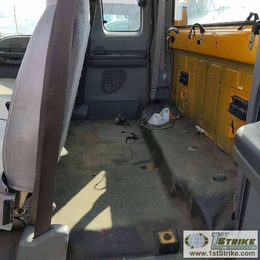 2004 FORD F-550 SUPERDUTY XL, 6.0L POWERSTROKE DIESEL, DUALLY, EXTENDED CAB, SERVICE BED