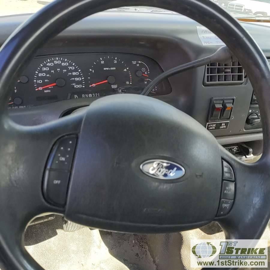 2004 FORD F-550 SUPERDUTY XL, 6.0L POWERSTROKE DIESEL, DUALLY, EXTENDED CAB, SERVICE BED