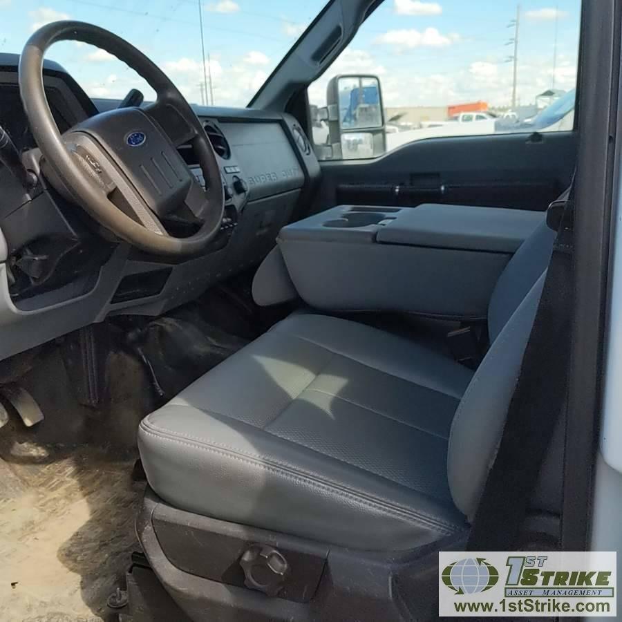 2012 FORD F-550 SUPERDUTY XL, CAB AND CHASSIS, 6.7L POWERSTROKE DIESEL, 4X4, DUALLY, CREW CAB