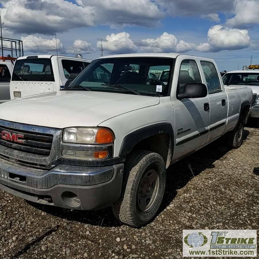 2006 GMC SIERRA 2500HD, 6.6L DURAMAX DIESEL, 4X4, CREW CAB, LONG BED. UNKNOWN MECHANICAL PROBLEMS