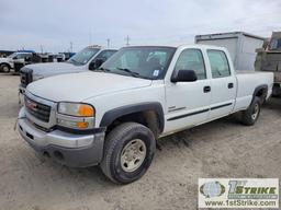 2006 GMC SIERRA 2500HD, 6.6L DURAMAX DIESEL, 4X4, CREW CAB, LONG BED. UNKNOWN MECHANICAL PROBLEMS