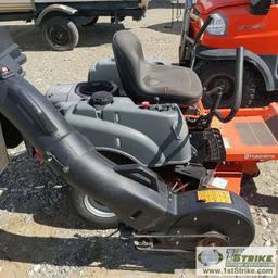 MOWER, HUSQVARNA R24222F ZERO TURN, 2CYL BRIGGS AND STRATTON, W/ BAGGER