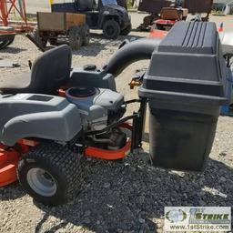 MOWER, HUSQVARNA R24222F ZERO TURN, 2CYL BRIGGS AND STRATTON, W/ BAGGER