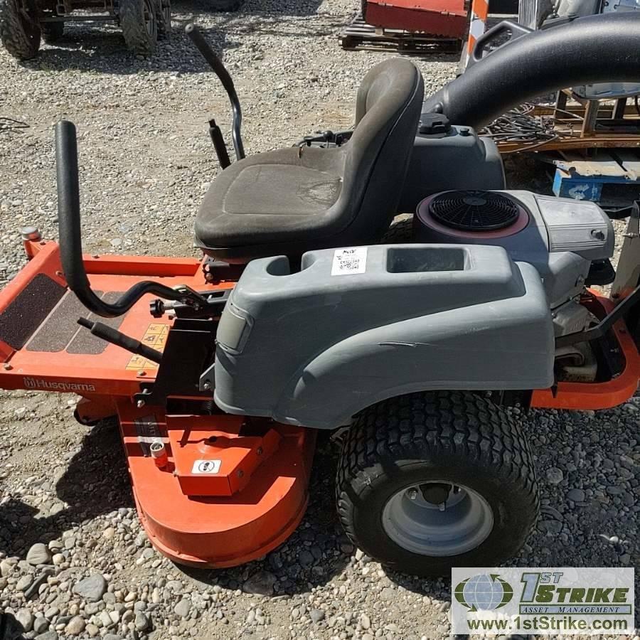 MOWER, HUSQVARNA R24222F ZERO TURN, 2CYL BRIGGS AND STRATTON, W/ BAGGER