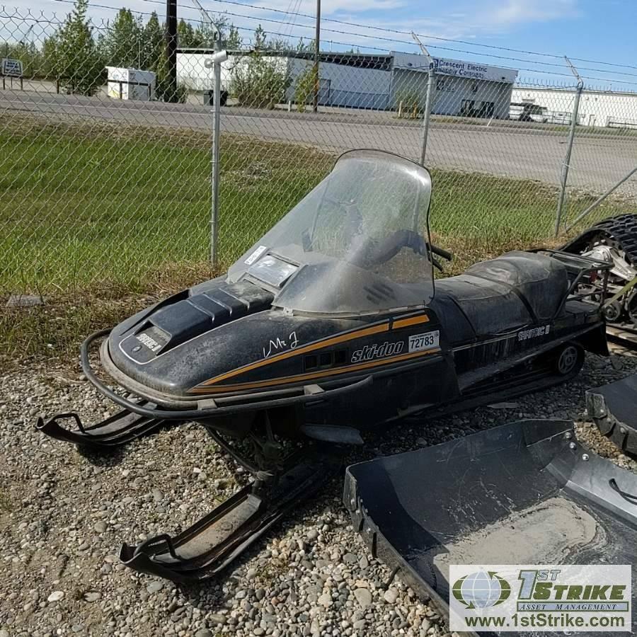 SNOWMACHINE, 1992 SKIDOO SKANDIC II, 2 CYLINDER, 2 STROKE, AIR COOLED