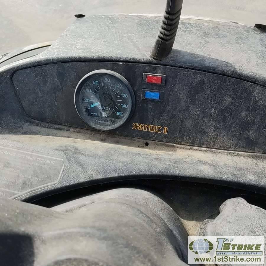 SNOWMACHINE, 1992 SKIDOO SKANDIC II, 2 CYLINDER, 2 STROKE, AIR COOLED