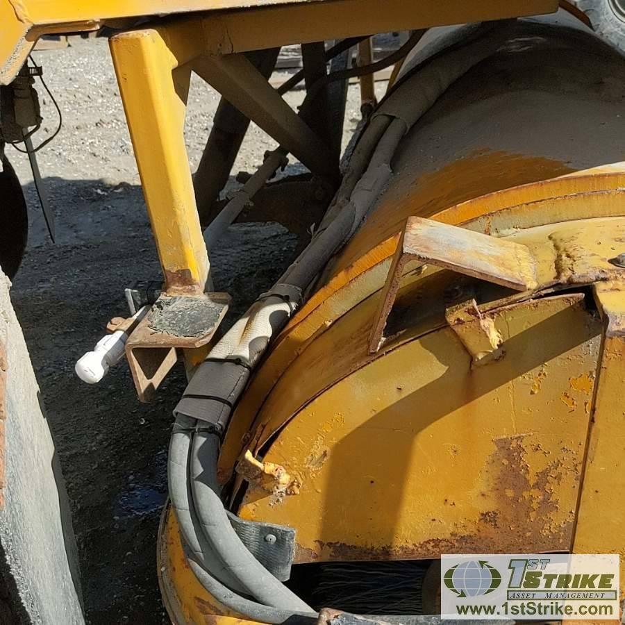 SWEEPER, BROCE BROOM MODEL RJ300, EROPS, 4CYL CUMMINS DIESEL, 8FT BRUSH W/WATER TANK