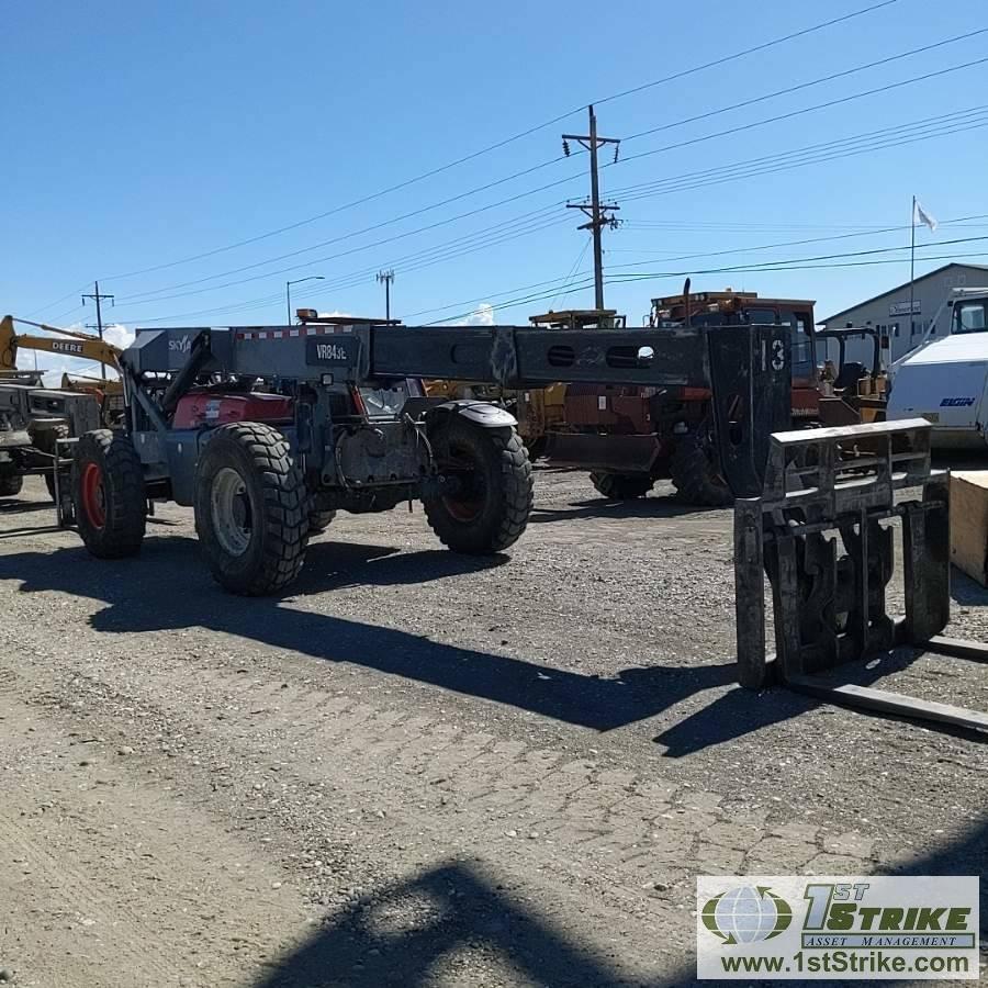 TELEHANDLER, 2015 SKY JACK VR843E. EROPS, 8000LB CAPACITY. 43FT MAX HEIGHT. MISSING OUTRIGGERS