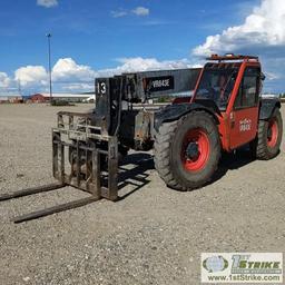 TELEHANDLER, 2015 SKY JACK VR843E. EROPS, 8000LB CAPACITY. 43FT MAX HEIGHT. MISSING OUTRIGGERS