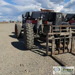 TELEHANDLER, 2015 SKY JACK VR843E. EROPS, 8000LB CAPACITY. 43FT MAX HEIGHT. MISSING OUTRIGGERS