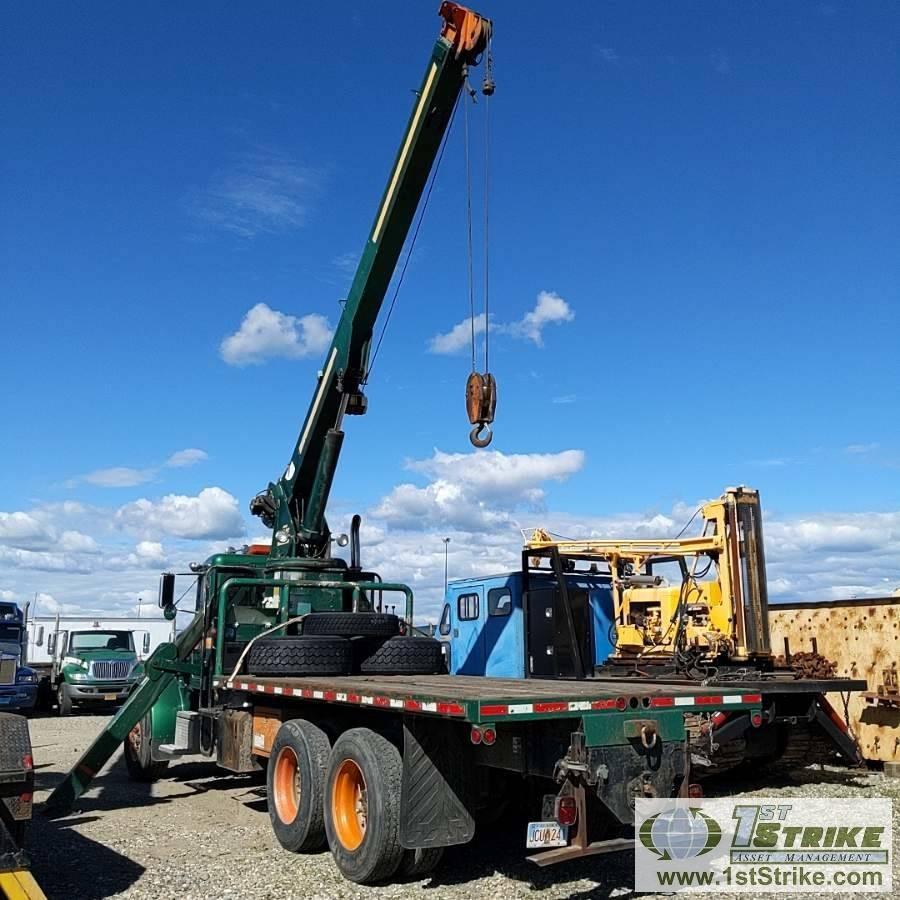 CRANE TRUCK, 2000 PETERBILT 378. CATERPILLAR C15 435 ENGINE, FULLER RTL016913A TRANSMISSION. JLG CRA