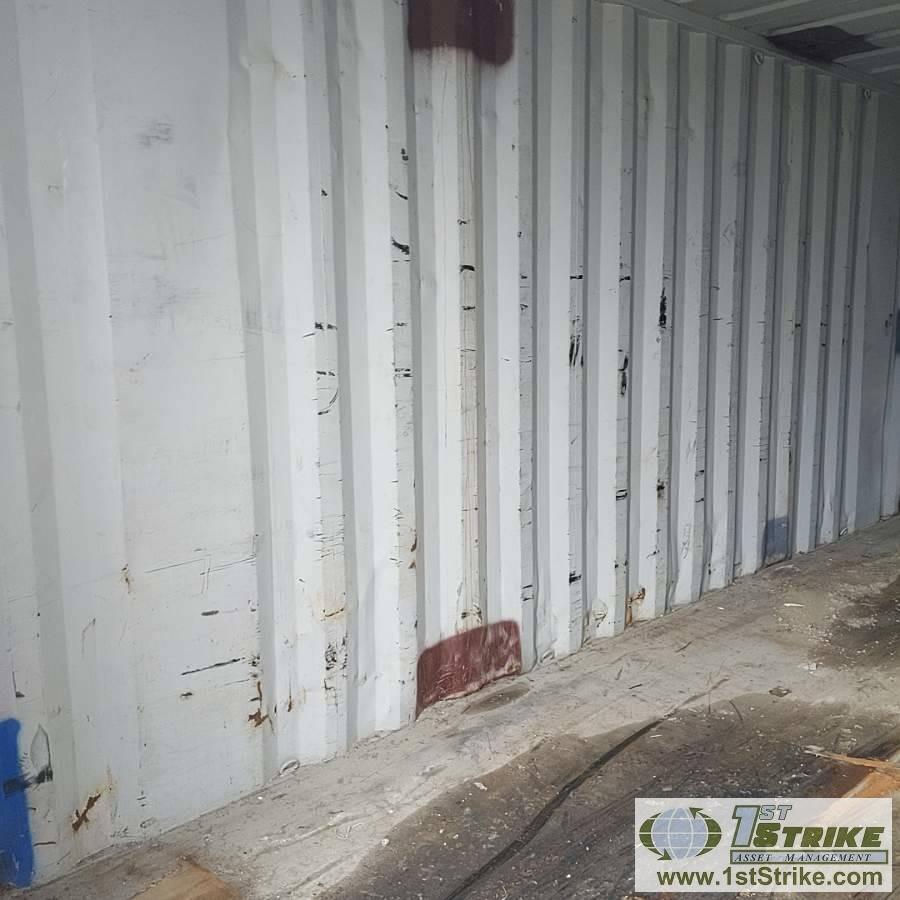 SHIPPING CONTAINER, 20FT, STEEL CONSTRUCTION