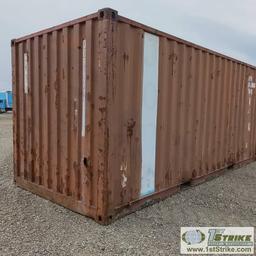 SHIPPING CONTAINER, 20FT, STEEL CONSTRUCTION