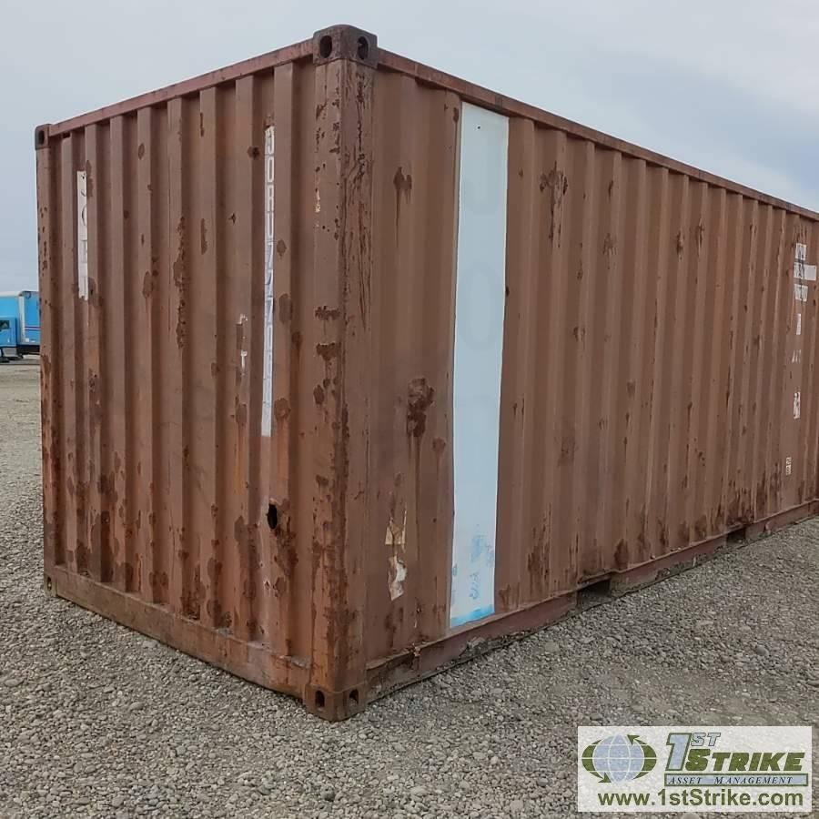SHIPPING CONTAINER, 20FT, STEEL CONSTRUCTION