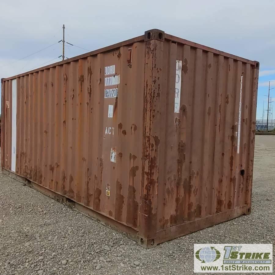 SHIPPING CONTAINER, 20FT, STEEL CONSTRUCTION