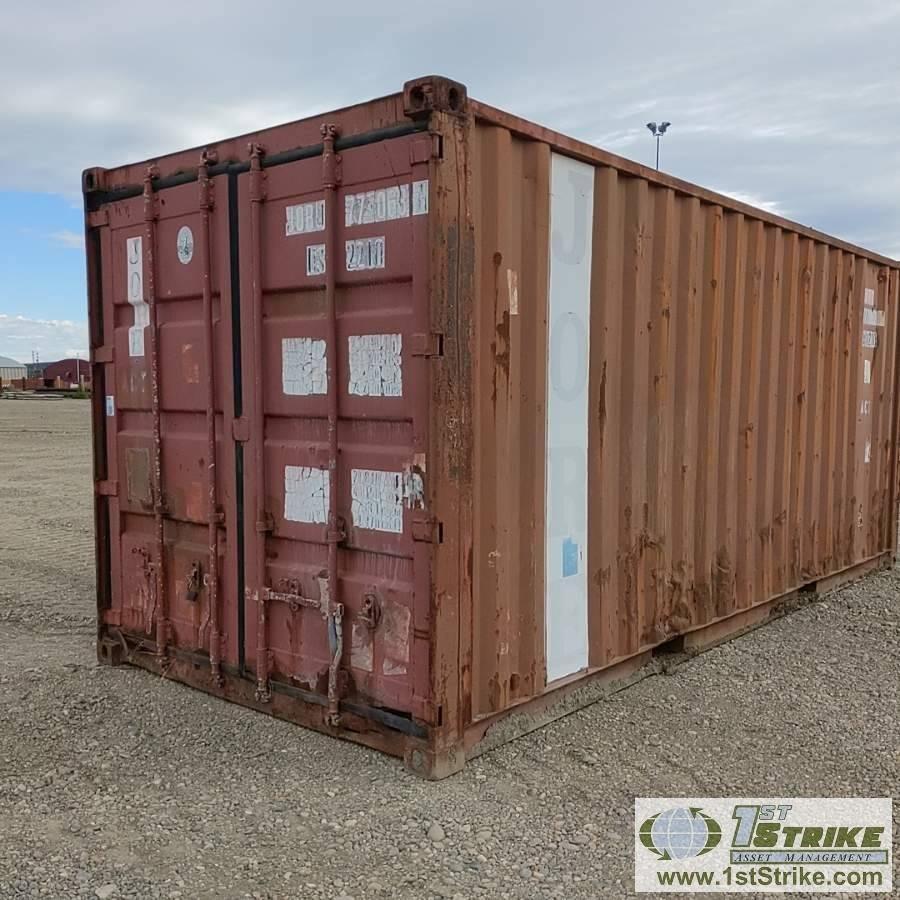 SHIPPING CONTAINER, 20FT, STEEL CONSTRUCTION