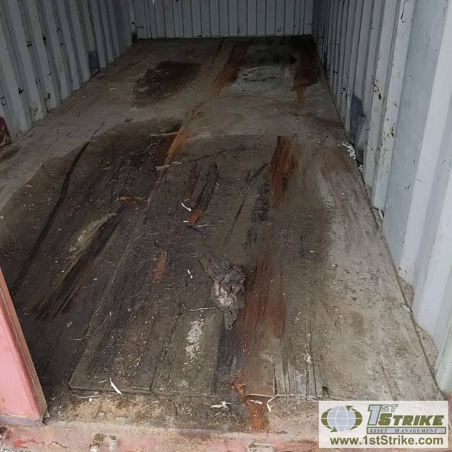 SHIPPING CONTAINER, 20FT, STEEL CONSTRUCTION