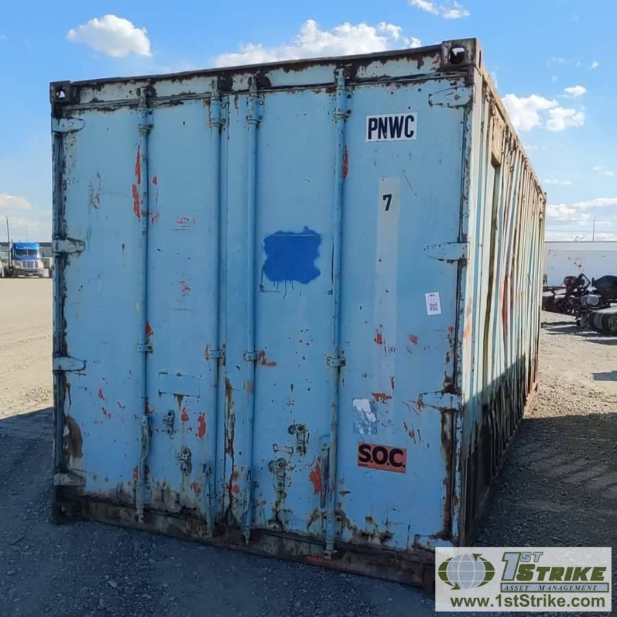 SHIPPING CONTAINER, 20FT, STEEL CONSTRUCTION