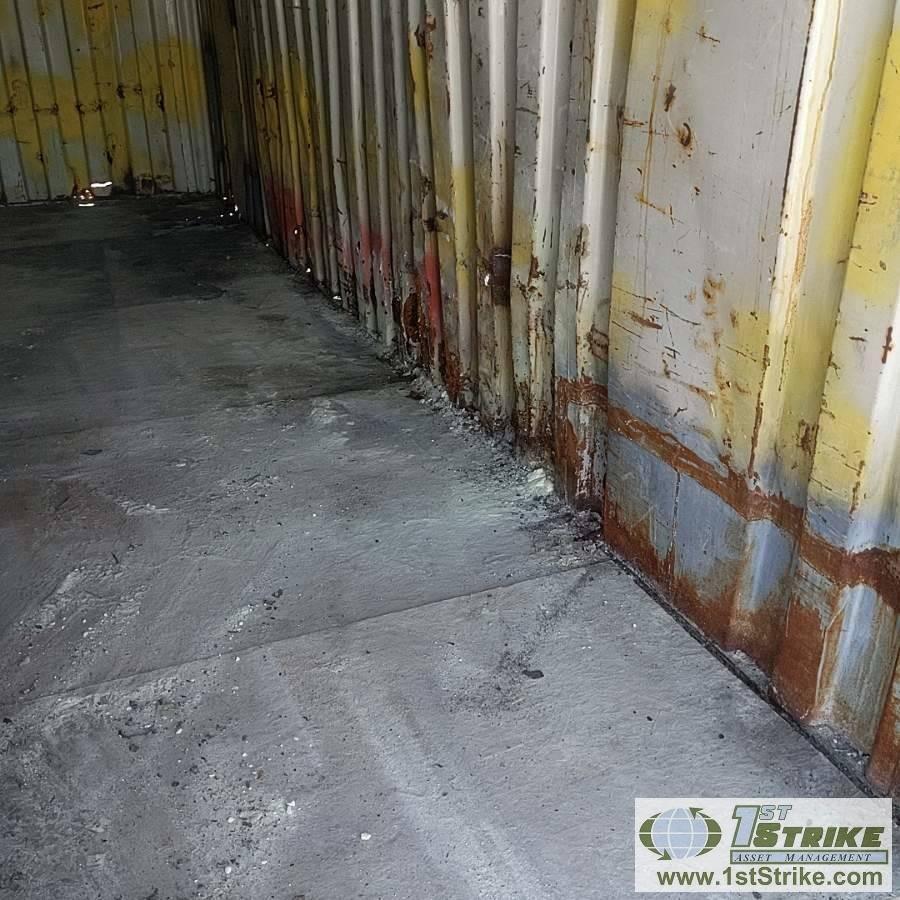 SHIPPING CONTAINER, 20FT, STEEL CONSTRUCTION