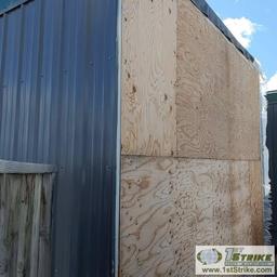 BUILDING ARCTIC ENTRYWAY. INSULATED, METAL SIDED, RUBBER MEMBRANE ROOF. EXPERIOR DIMENSIONS: 10' x 1