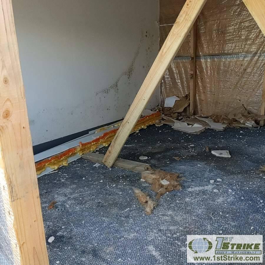 BUILDING ARCTIC ENTRYWAY. INSULATED, METAL SIDED, RUBBER MEMBRANE ROOF. EXPERIOR DIMENSIONS: 10' x 1