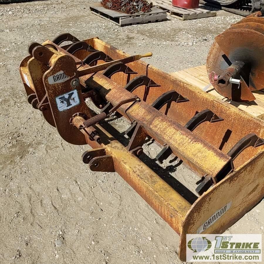 GANNON BOX BLADE, H-220. 3 POINT HITCH