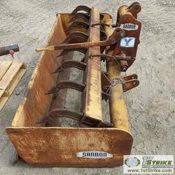 GANNON BOX BLADE, H-220. 3 POINT HITCH
