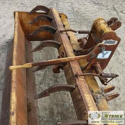 GANNON BOX BLADE, H-220. 3 POINT HITCH