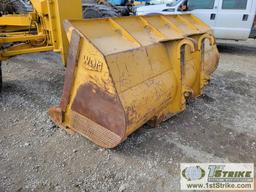 LOADER ATTACHMENT, WBM GP BUCKET, 116IN, QUICK CONNECT ATTACH W/4IN HOOPS.