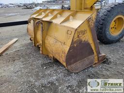 LOADER ATTACHMENT, WBM GP BUCKET, 116IN, QUICK CONNECT ATTACH W/4IN HOOPS.