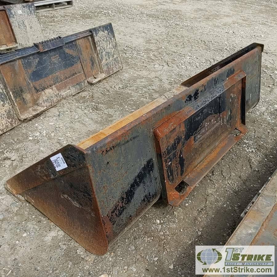 SKIDSTEER ATTACHMENT, SNOW BUCKET, 78IN.